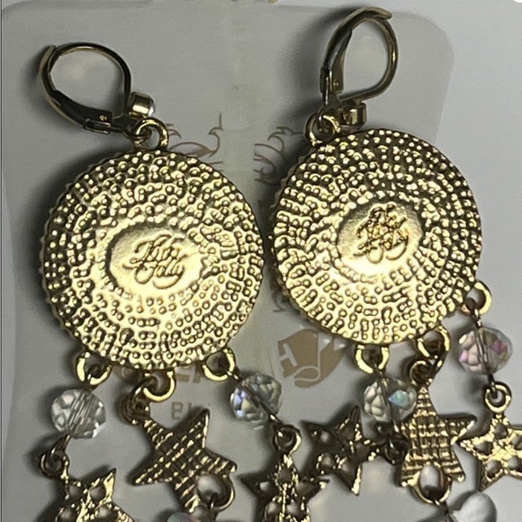 Dream Angel Cameo Earrings - Blue - Picture 4 of 4